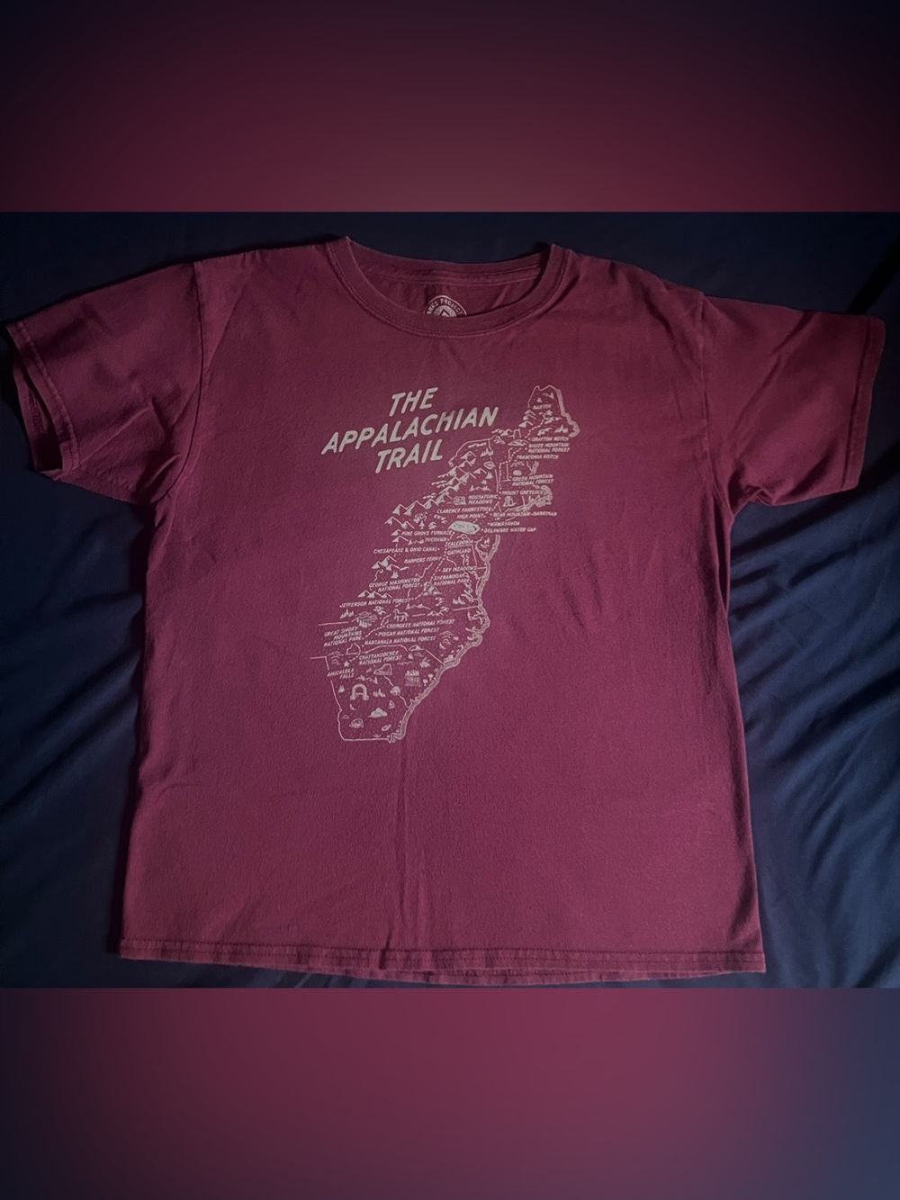 Parks Project Appalachian Trail Graphic Tee - Deep Maroon